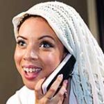 Young-Arab-woman-chatting-on-her-cell-phone1